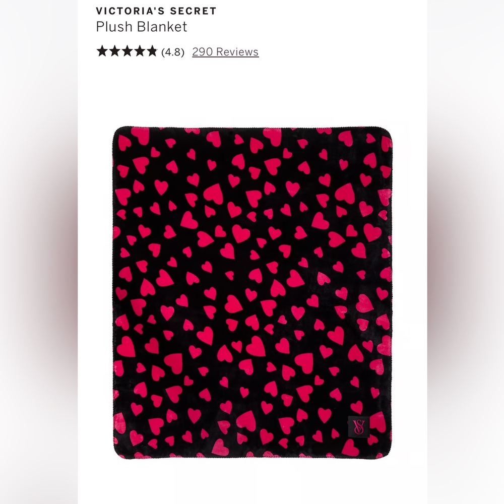 Victoria’s Secret Heart Blanket
